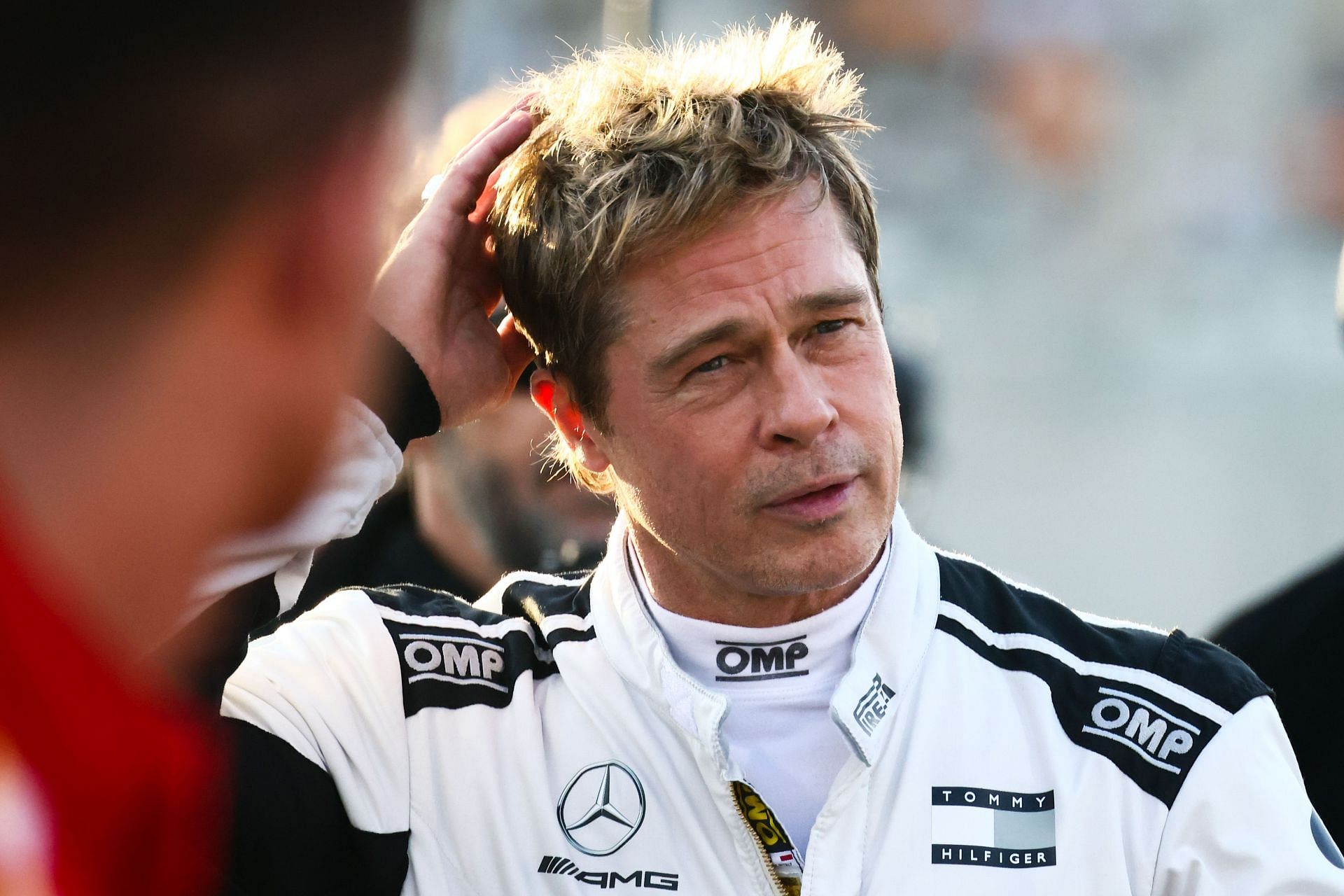 Brad Pitt in F1 Abu Dhabi Grand Prix (Image via Getty)